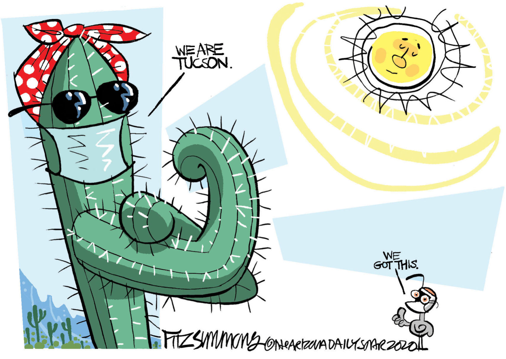 Daily Fitz Cartoon: We are Tucson